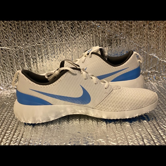 Nike Roshe G Golf Shoes Summit White Carolina Blue - Picture 4 of 7